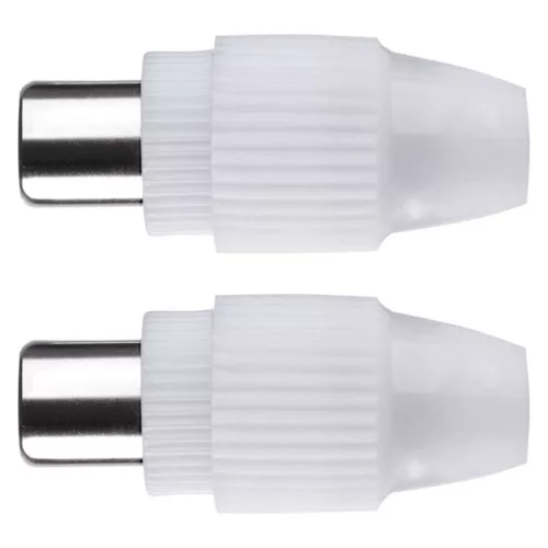 EMOS IEC connector straight A203R 2pcs/blister