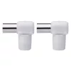 EMOS IEC connector slanted 2pcs/blister