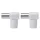 EMOS IEC connector slanted 2pcs/blister