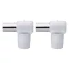 EMOS IEC connector slanted 2pcs/blister