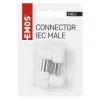 EMOS IEC connector slanted 2pcs/blister