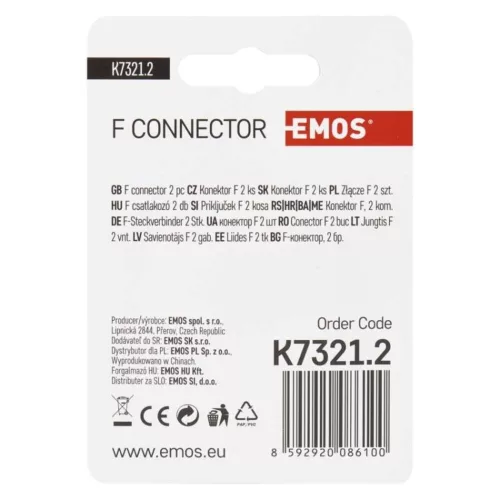 EMOS F Connector (CB500)
