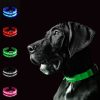 LED dog collar, adjustable, battery-operated, waterproof, 30cm, S, green