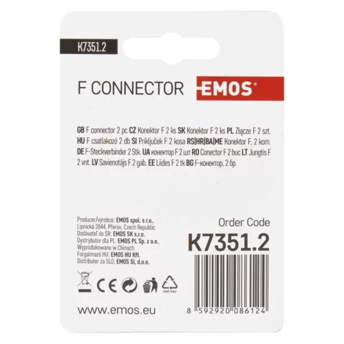 EMOS F Connector (CB 113)