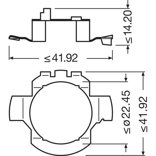 OSRAM LEDriving Adapter, 64210DA01 Accessories for LED retrofits
