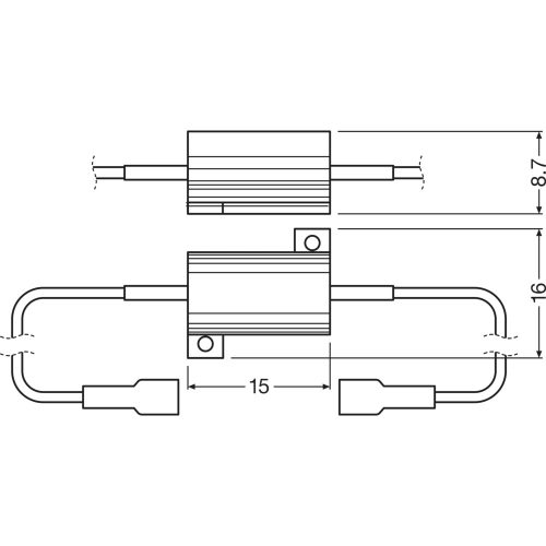 OSRAM LED CANBUS CONTROL UNIT, CCU01 Accessories for LED retrofits, LEDCCU01-2HFB