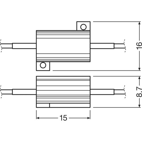 OSRAM LED CANBUS CONTROL UNIT, CCU01 Accessories for LED retrofits, LEDCCU01-2HFB