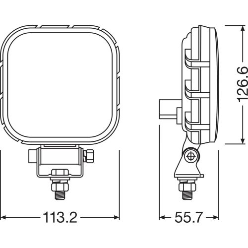 OSRAM Reversing FX120S-WD,   Additional reversing light, LEDDL109-WD, 12/24 V, 6000 K
