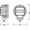 OSRAM Round MX180-CB,   Additional high beam and position light, 12/24 V, 6000 K