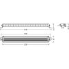 OSRAM Lightbar VX500-SP,   Additional high beam application, 12/24 V, 6000 K