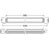 OSRAM Lightbar VX1000-CB DR SM,   Driving Light - Additional high beam application - central single mount, 6000 K