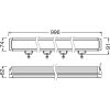 OSRAM Lightbar VX1000-CB DR SM,   Driving Light - Additional high beam application - central single mount, 6000 K