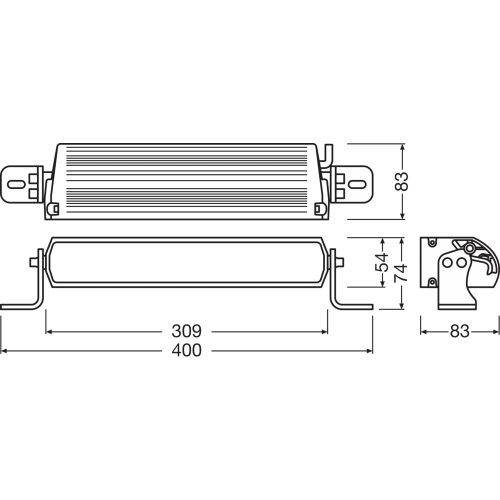 OSRAM Lightbar FX250-CB GEN 2,   Driving Light - Additional high beam application, 6000 K