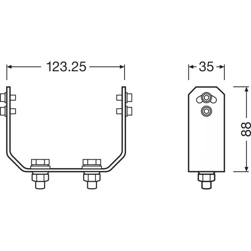 OSRAM Heavy Duty Mounting Kit PX,   Working light application