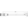 OSRAM Connection Cable 300 DT AX,   Working & Driving Light Application, 12/24 V