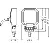 OSRAM Cube WL VX80-WD,   Working light application, 12/24 V, 6000 K