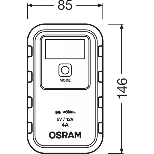 OSRAM BATTERY charge,   Smart battery charger