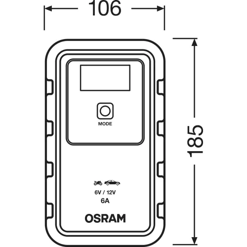 OSRAM BATTERY charge,   Smart battery charger
