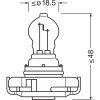 OSRAM ORIGINAL - PSX, PSX24W Auxiliary lamp, 2504, 12.0 V