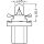 OSRAM ORIGINAL - PLASTIC MF BASE, - Auxiliary lamp, 2721MFX, 12.0 V