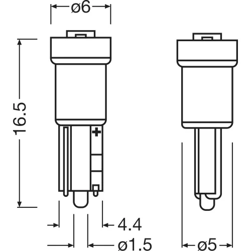 OSRAM LEDriving SL, Off-road ≙ W2.3W