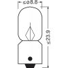 OSRAM ORIGINAL - METAL BASE, - Auxiliary lamp, 3796, 12.0 V
