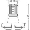 OSRAM LEDriving SL, Off-road ≙ PS19W Mainly used for daytime running light applications, 5201DWP, 12.0 V, 6000 K