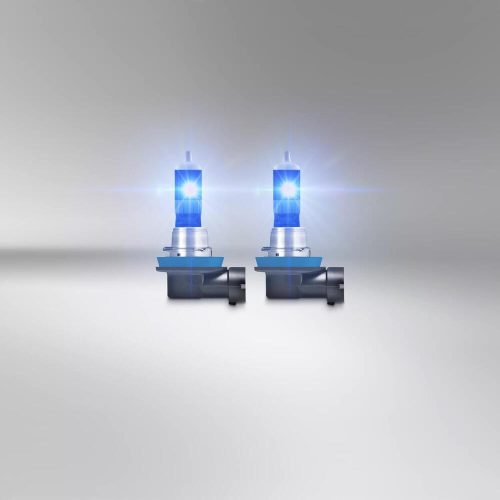 Osram Cool Blue® Intense (Next Gen) H11 halogen headlight bulb, up to 100% brighter, LED look, extra white light, 12V, 55W, up to 5000K, 64211CBN-2HB 2pcs/pack