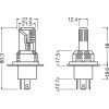 OSRAM LEDriving HL EASY, Off-road ≙ H4/H19 Mainly used for Low Beam, High Beam, 12.0 V, 6500 K