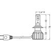OSRAM TRUCKSTAR,   High and low beam, 24.0 V, 6000 K
