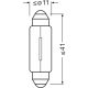 OSRAM ORIGINAL FESTOON, - Auxiliary lamp, 6429, 24.0 V