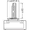OSRAM XENARC ORIGINAL, D5S HID headlight lamp, 66540, 13.2 V, 4400 K