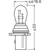 OSRAM ORIGINAL - PSX, P13W , 12.0 V