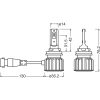 OSRAM LEDriving HL BRIGHT, Off-road ≙ HB4/HIR2 Mainly used for Low Beam, High Beam and Fog light applications, 9006DWBRT-2HFB, 12.0 V, 6000 K