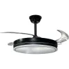 LED FAN CEILING 36W/3CCT 2880LM 100-240V BLACK - REMOTE CONTROL