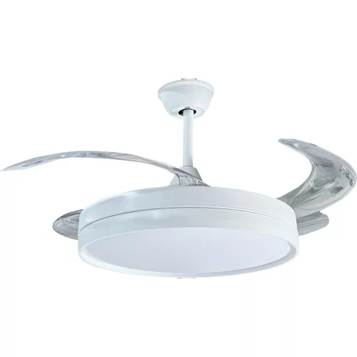 LED FAN CEILING 36W/3CCT 2880LM 100-240V WHITE - REMOTE CONTROL