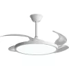 LED FAN CEILING 36W/3CCT 2880LM 100-240V WHITE SLIM - REMOTE CONTROL