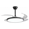 LED FAN CEILING 36W/3CCT 2880LM 100-240V BLACK SLIM - REMOTE CONTROL