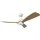 LED FAN CEILING 18W/3CCT 1440LM 100-240V WHITE+WOOD - REMOTE CONTROL