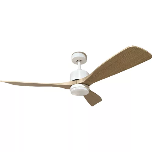 LED FAN CEILING 18W/3CCT 1440LM 100-240V WHITE+WOOD - REMOTE CONTROL