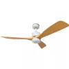 LED FAN CEILING 18W/3CCT 1440LM 100-240V WHITE+WOOD - REMOTE CONTROL
