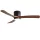LED FAN CEILING 18W/3CCT 1440LM 100-240V BLACK+WOOD - REMOTE CONTROL