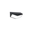 WINGS SOLAR LED WALL 1 LIGHT PIR BLACK
