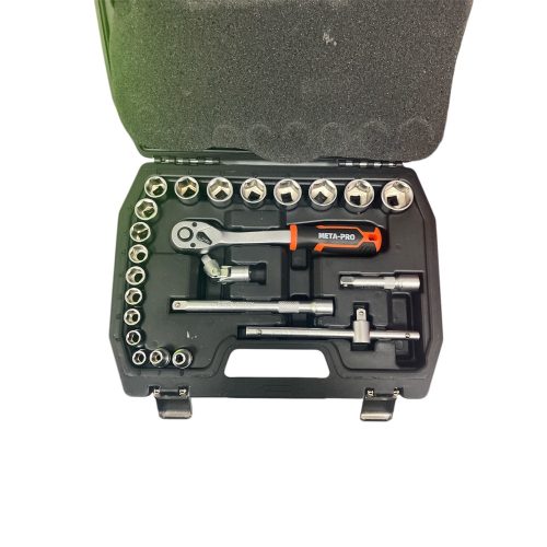 META-PRO - 23-piece socket set
