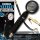 META-PRO - Tire inflating gun with pressure gauge in black color