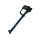 META-PRO - splitting axe 900G with fiberglass handle blue black color
