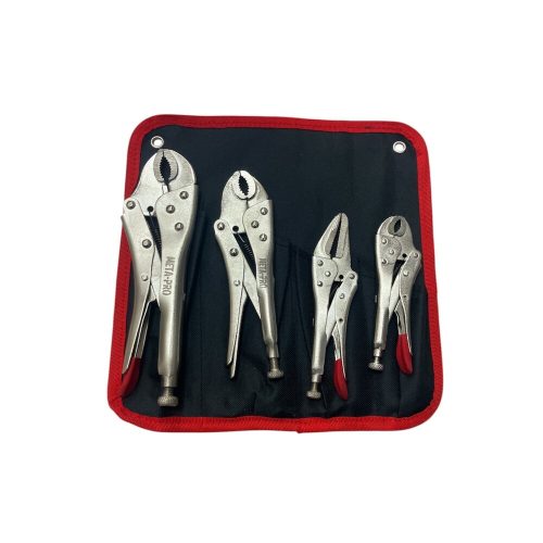 META-PRO - 4 piece silver fastening clamp set