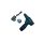 ÜBERTOOL - cordless electric drill set 18 W black blue color