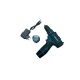 ÜBERTOOL - cordless electric drill set 18 W black blue color