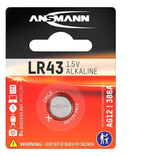 Ansmann alkaline battery LR43 1.5V